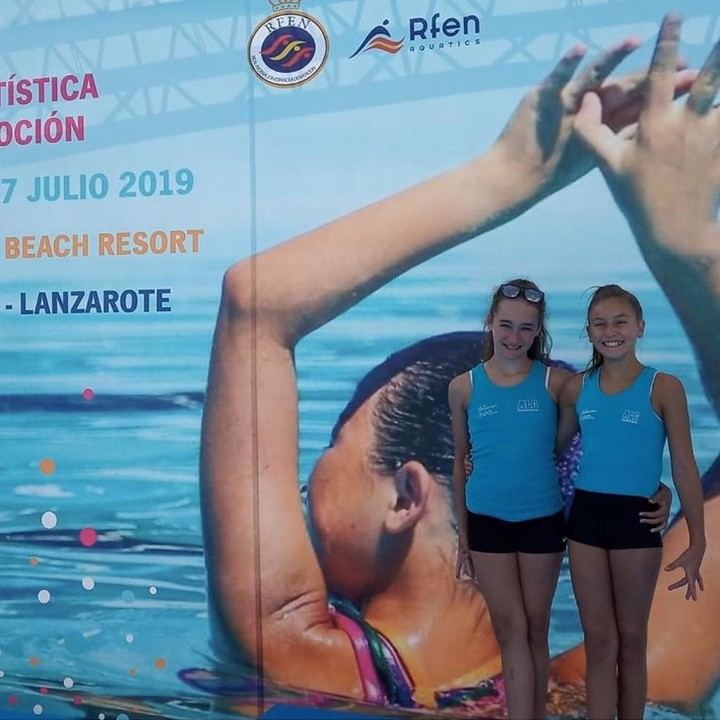 Alicia Sánchez García y Daniela Hernando Sanz, primeras alcarreñas en participar en un nacional
