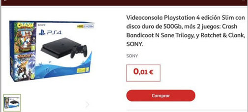 Lío en Alcampo Sevilla al anunciar la venta de la PlayStation4 a...¡1 céntimo de euro!