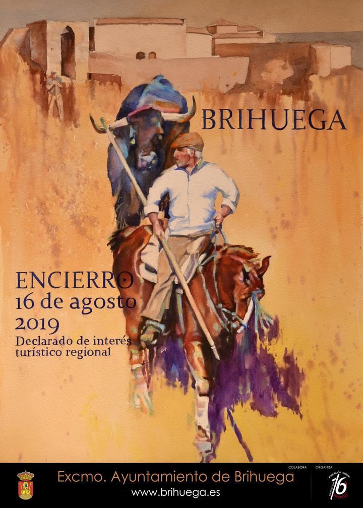 Ya hay ganador del VII concurso del cartel anunciador del encierro de Brihuega 2019
