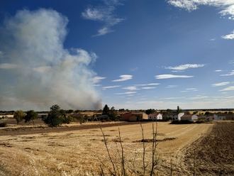 El incendio de Guadalajara pasa a nivel 0 y 10 medios y 47 personas trabajan ahora en su extinción
