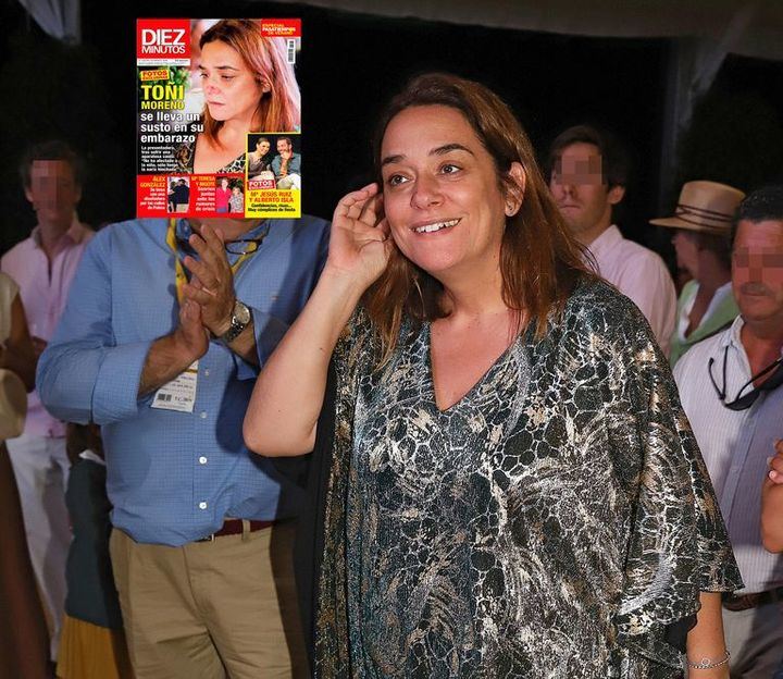 DIEZ MINUTOS Así quedó Toñi Moreno tras caer de bruces