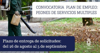 Yebes contratará a seis personas desempleadas con cargo al Plan Local de Empleo durante medio año