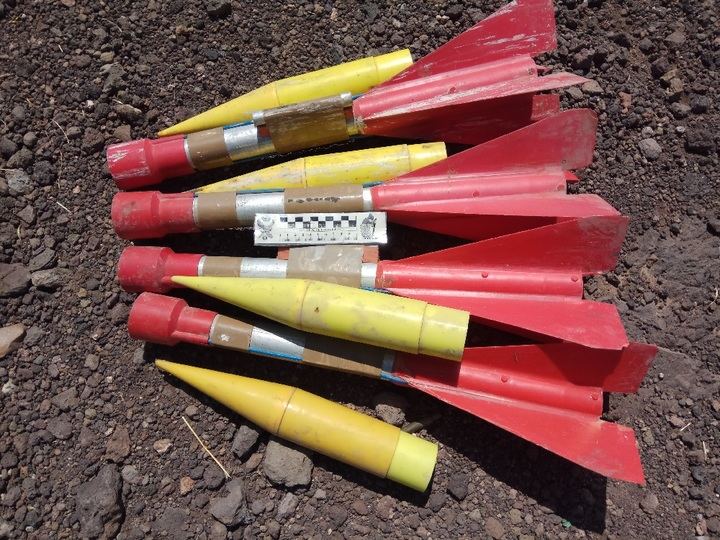 La Guardia Civil destruye cuatro cohetes antigranizo en Torralba de Calatrava