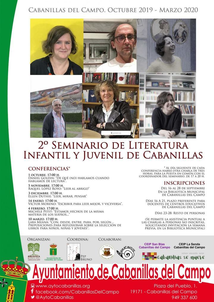 El Seminario de Literatura Infantil y Juvenil de Cabanillas tendrá segunda edición, de octubre a marzo