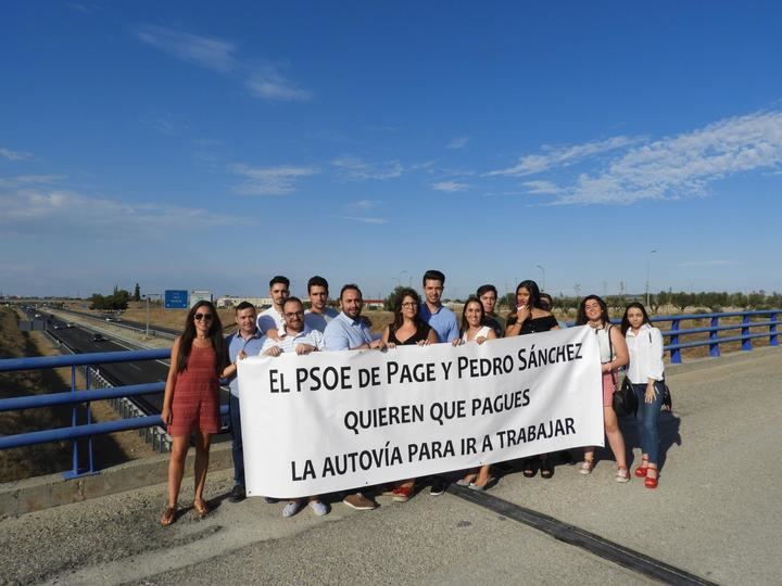 NNGG CLM pregunta a Page si va a permitir que Pedro Sánchez cobre a los vecinos de la región por utilizar las autovías