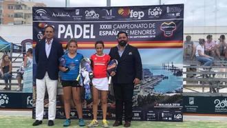 Nuevo triunfo para la cabanillera Águeda Pérez: Campeona de España Alevín de Pádel