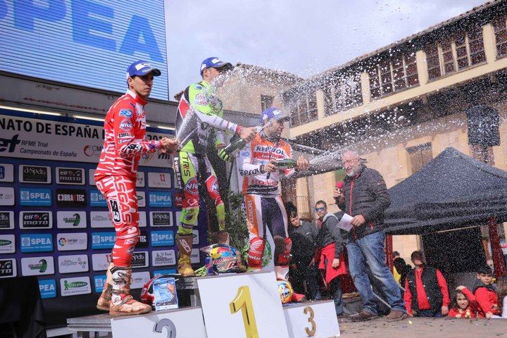 Adam Raga vence en la prueba seguntina del Campeonato de España de Trial