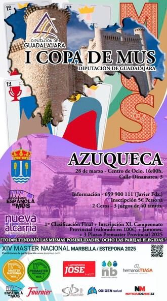 La I Copa de Mus de Guadalajara se celebra en Azuqueca el 28 de marzo