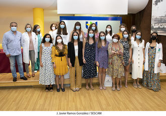 Acto de despedida de las enfermeras especialistas en formaci&#243;n en el Hospital de Guadalajara