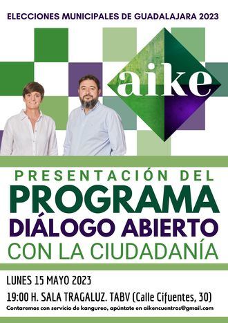 AIKE presenta a la ciudadanía su programa electoral