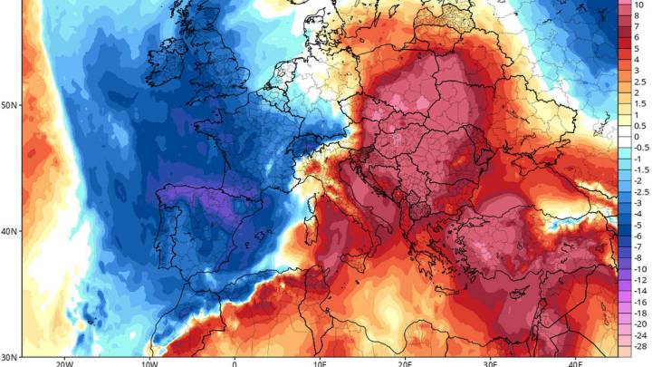 Una masa de aire polar llega a España este fin de semana, los termómetros descenderán entre 10 y 15 grados