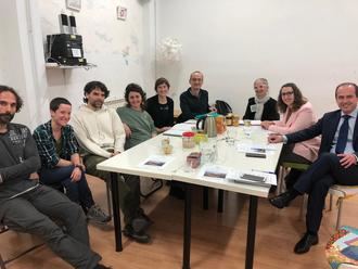 Alberto Rojo visita El Rincón Lento para conocer de cerca su labor en favor del consumo responsable