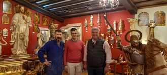 ELECCIONES 28M : El candidato de Horche por el PP, Alberto Ruiz, visita las instalaciones de la empresa Artemartínez