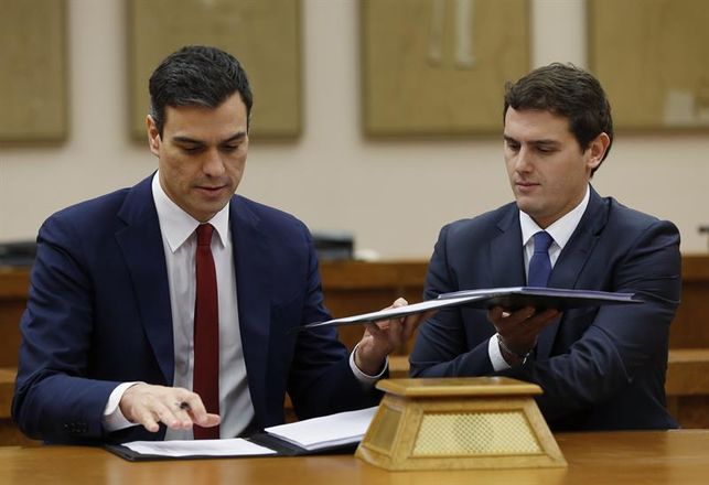 El partido sigue perdiendo activos : Dimite la Junta Directiva de Cs de Álava por el trato 