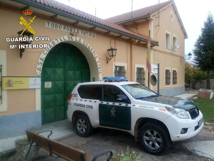 La Guardia Civil investiga a tres personas como presuntos autores de robos y daños en viviendas de Villanueva de Alcorón cometidos durante el Estado de Alarma
