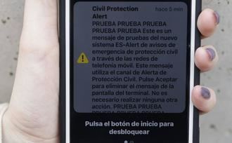 AVISO : Protección Civil ensaya ESTE MIÉRCOLES el envío de alertas a móviles ES-Alert en Castilla-La Mancha
