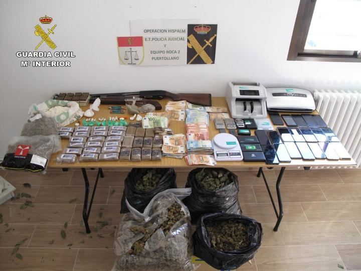 La Guardia Civil de Ciudad Real detiene a 19 personas dentro de la Operación Hispalm