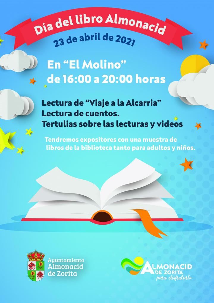 Lectura del Viaje a La Alcarria, en el Día del Libro, para subrayar la reapertura de la Biblioteca