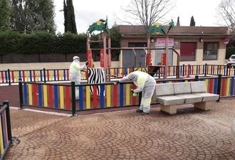 Alovera suma todos sus recursos municipales con más de 25 operarios para su mayor plan de desinfección pública de espacios municipales