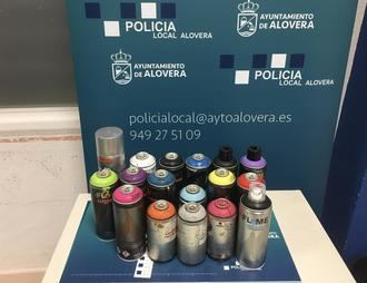 Agentes de la nueva unidad especial de la Policía de Alovera evitan acto vandálico de cuatro individuos