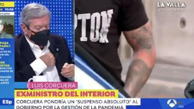 Amago de infarto del exministro Corcuera en ‘Espejo Público’ de Antena3
