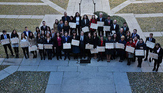 Celebración en la Universidad de Alcalá del acto académico con motivo de la festividad de Santo Tomás de Aquino