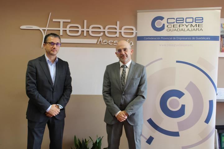 CEOE- CEPYME Guadalajara y Asesoría Toledo renuevan su Convenio de Colaboración 