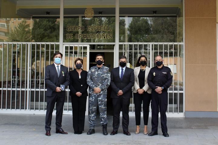 El Grupo Especial de Operaciones (GEO) de la Policía Nacional reconoce el trabajo del Grupo ASISA frente a la pandemia