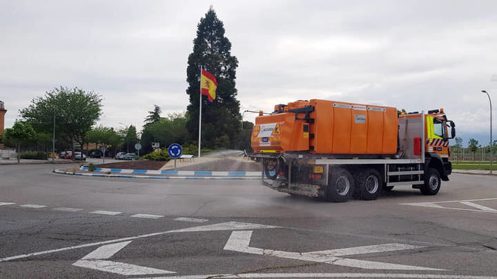 Nuevo plan de desinfección de los accesos a Azuqueca y de los polígonos industriales