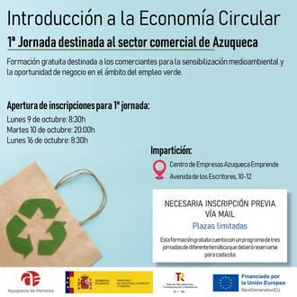 El Ayuntamiento de Azuqueca formará a los comerciantes y hosteleros sobre economía circular