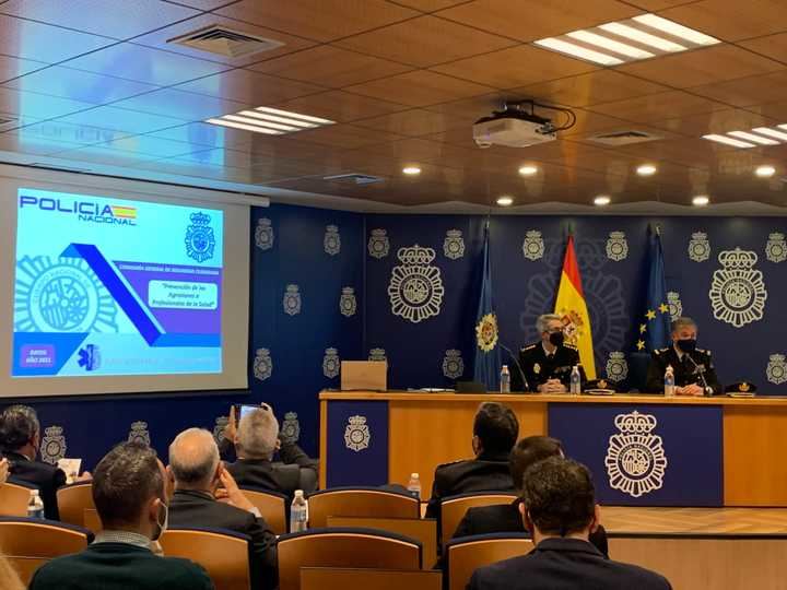 La Policía Nacional presenta el balance de las agresiones a profesionales sanitarios durante el 2021