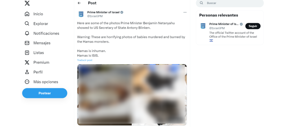 Israel difunde las imágenes de los bebés calcinados y asesinados por Hamás