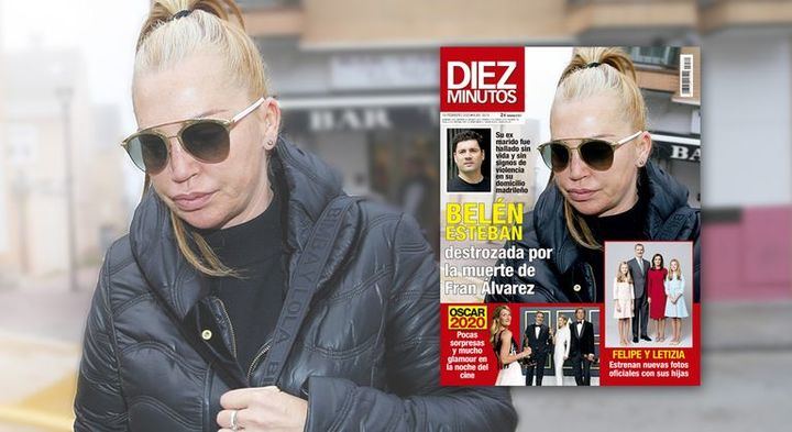 DIEZ MINUTOS Belén Esteban, destrozada tras la repentina muerte de su ex, Fran Álvarez