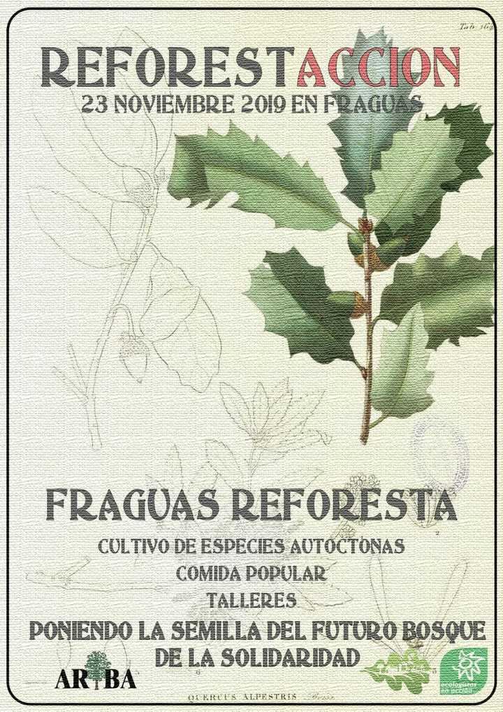 ARBA y Ecologistas en Acción organizan una plantación de bellotas en Fraguas 