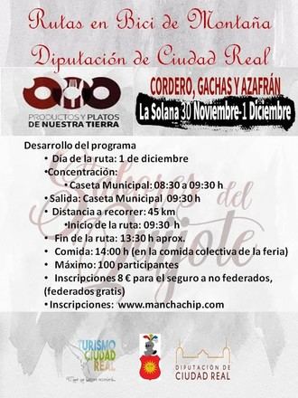 La Solana cerrará el calendario de Rutas Cicloturistas BTT en Ciudad Real