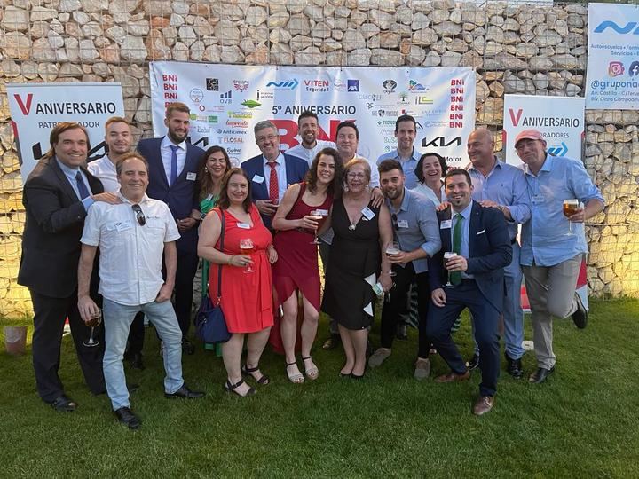 Celebración del Quinto aniversario, de BNI Innovación