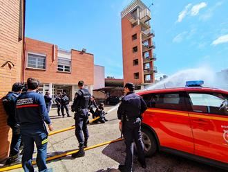 La Policía Nacional y Bomberos de Guadalajara, juntos en unas jornadas formativas para mejorar su actuación en casos de incendio