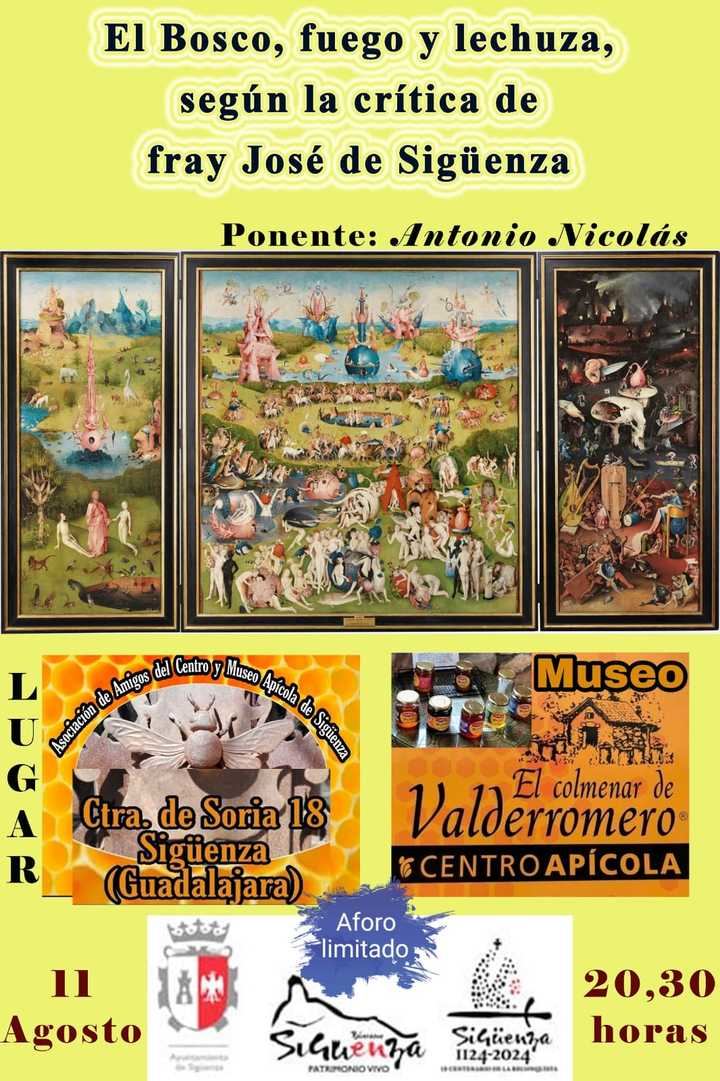 Este martes comienzan las I Jornadas Culturales de la Asociación de Amigos del Centro y Museo Apícola de Sigüenza