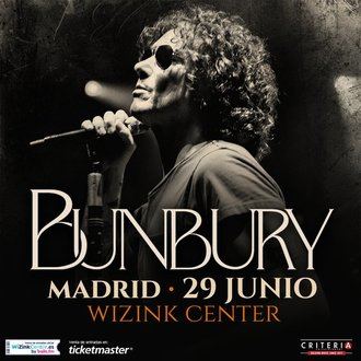 Bunbury sale de su retiro y ofrecer&#225; su &#250;nico concierto en Espa&#241;a el 29 de junio de 2024 en el WiZink Center de Madrid