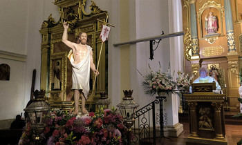 La Iglesia de Cabanillas estrena una nueva talla de Cristo Resucitado