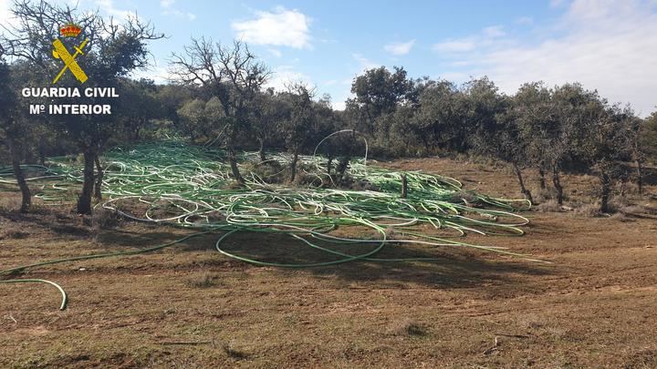La Guardia Civil de Cuenca investiga a una persona por dos robos de cable de cobre