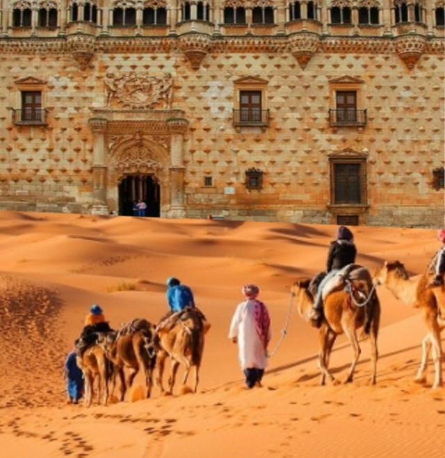 Montaje de la calima en las Redes Sociales