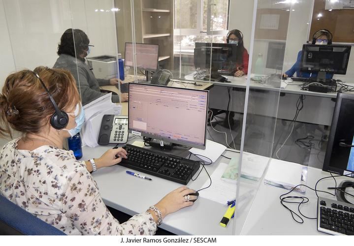 El call center para la gestión de citas de Atención Primaria ha aumentado la capacidad de atención telefónica en Guadalajara un 58 por ciento