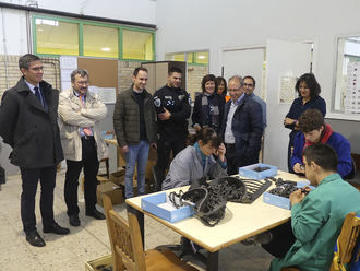 La Jefatura Provincial de Tráfico forma en educación vial a un centenar de usuarios del centro ocupacional Las Encinas