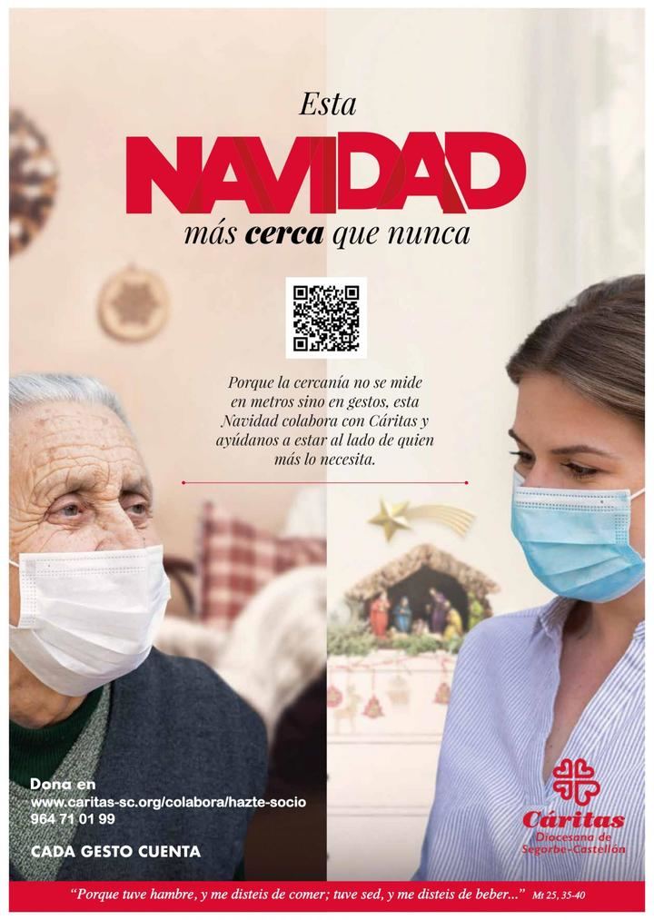 Campaña de Cáritas: Esta Navidad, más cerca que nunca