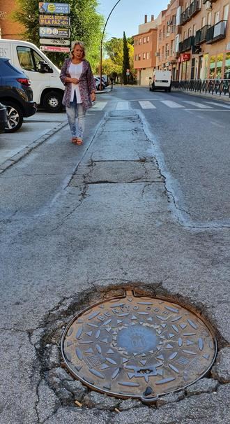 El PP de Azuqueca reclama a Page el arreglo de la carretera de Alovera a su paso por el casco urbano azudense