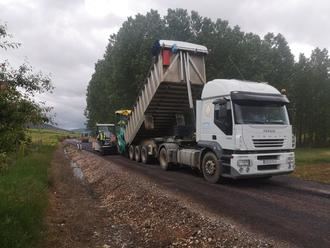 Ya han comenzado las obras para mejorar la carretera que une Riba de Saelices y Huertahernando