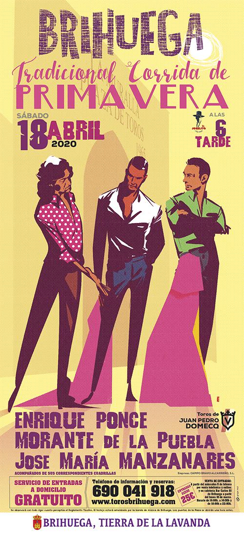 Arranca la venta de entradas de la Corrida de Primavera de Brihuega que ilustra Jerome Pradet