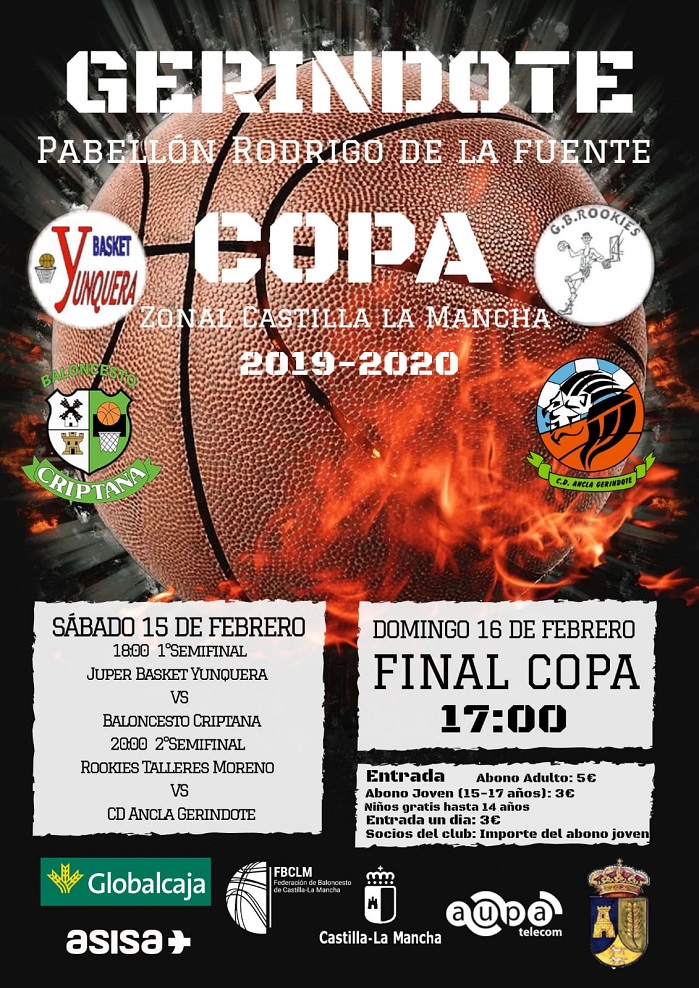 Juper Basket Yunquera buscará este fin de semana traerse a casa la #COPAZONALCLM desde Gerindote 