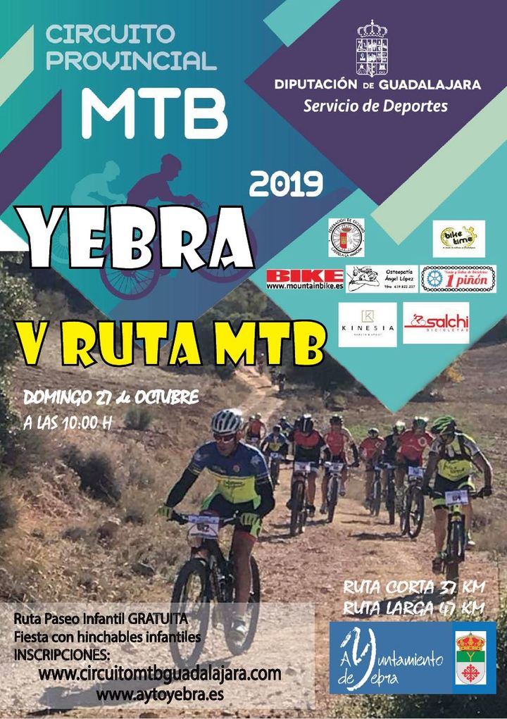 La V Ruta MTB de Yebra formará parte del Circuito Provincial de Guadalajara